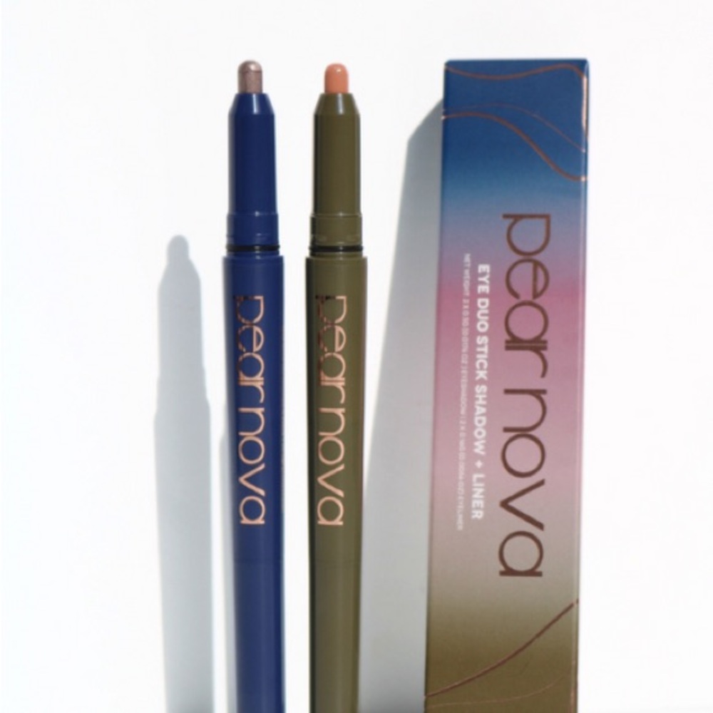 Pear Nova Eye Duo Stick AZURITE + UNAKITE - EYE DUO STICK Shadow + Liner NIB